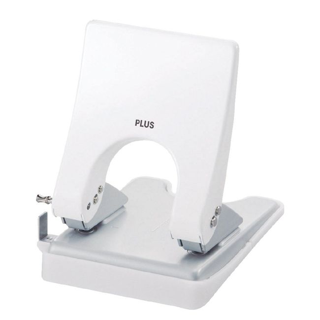 Plus Hole Punch, 2 Holes, Force 1/2, whites