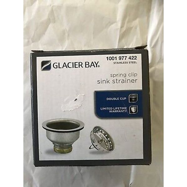 Glacier Bay Spring Clip Sink Strainer in Stainless Steel