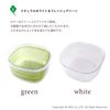 OKA Vegetable Stocker, White, Regular Veggie Maji Series