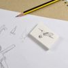2 x 45mm 'Hummingbird' Erasers/Rubbers (ER00015049)