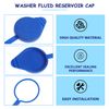 Vehicle Plastic Windshield Washer Detergent Reservoir Cap Blue Fits for Focus
