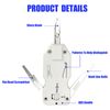 IDC Cable Punch Down Tool Network Phone Panel Module Cat5e Cat6 Network Telephone Insertion Cable Cutter Stripper
