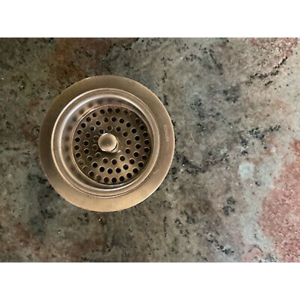 Kohler 8801-BN Drain Sink Strainer. 4.5". Brushed Nickel. NWOB.