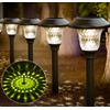8 Pack Solar Pathway Lights Outdoor Waterproof Bright LED Solar Landscape Lights