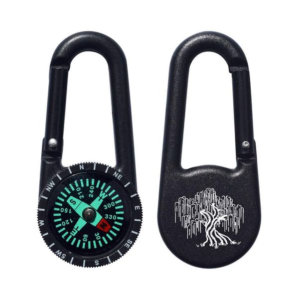 Azeeda 'Willow Tree' Compass Keyring (KC00017016)