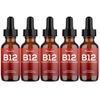 Vitamin B12 Complex, Dietary Supplement  2 Fl Oz 5 Bottles