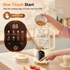 Automatic Nut Milk Maker 50oz Soybean Milk Machine For Almond Oat  Soy White