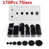 Car Rubber Grommet Firewall Hole Plug Set Electrical Wire Gasket Assortment Kit