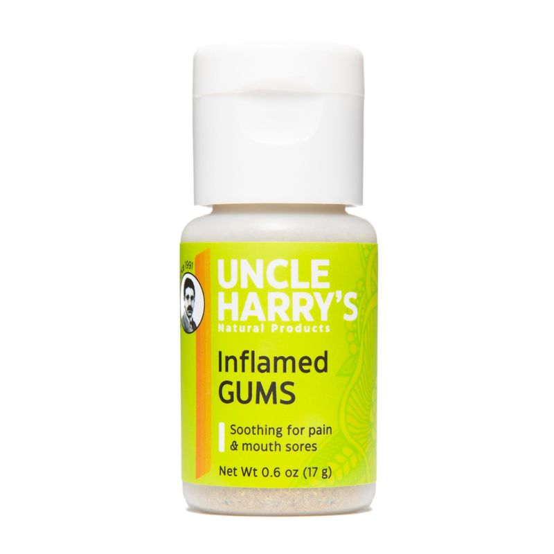Uncle Harry's Inflamed Gums & Mouth Sores Tooth Powder | Powder ...
