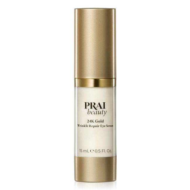 PRAI Beauty 24K Gold Wrinkle Repair Eye Serum - Anti-Aging & Anti-Wrinkle Serum - 0.5 Oz