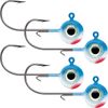 VMC Neon Moon Eye Jig 1/4 Blue White