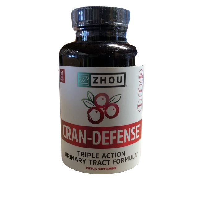 Zhou D-Mannose with Cranberry Concentrate | 30 Servings, 60 CT 10/2024