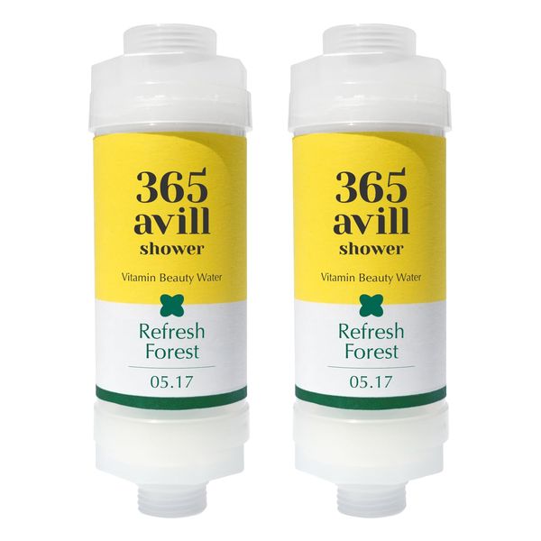 365avill Vitamin Shower Filter Set of 2 (Refresh Forest)