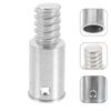 Healeved 2pcs Mop Pole Replacement Threaded Tip Pole Adapter for Mop Handle Window Cleaner Extendable Handle Replacement Threaded Tip Repair Kit Threaded Tip Replacement Iron