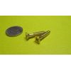 Brass #8  Phillips Flat Head Wood Screw x 1.00" Length, 100 Pcs