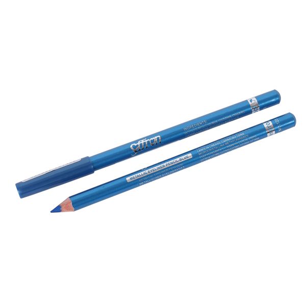 Saffron - Metallic Eyeliner Pencil (Blue - 125)