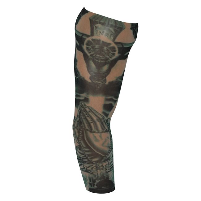 Fake Tattoo Adults Arm Sleeve Blessed Design (T24)