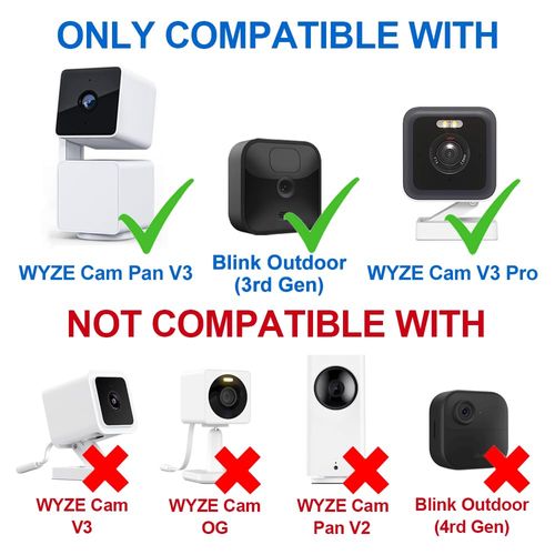 DIANMU 26FT Wyze Cam Pan V3 Cable,Power Cord for Blink Outdoor (3rd Gen),Wyze Cam V3 Pro,90 Degree L-Shaped Micro USB Power Extension Cable Weatherproof Charging Cord(Not for WyzeCamV3/Blink4th) 1PACK