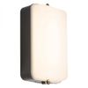 230V IP54 5W LED Security Amenity Bulkhead Black Base with Opal Diffuser Cool White 4000K