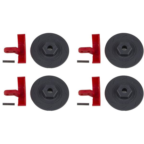 Team Associated Apex 2 Wheel Hexes And Calipers