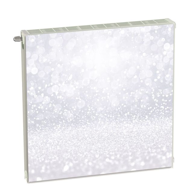 Magnet Heizkörperverkleidung Heizkörperabdeckung Weiss Abstrakt 60x60 cm Heizung Abdeckung Verkleidung Magnetische Abdeckmatte Kühlschrank aus Einem Flexiblen Magneten Digitaler Aufdruck