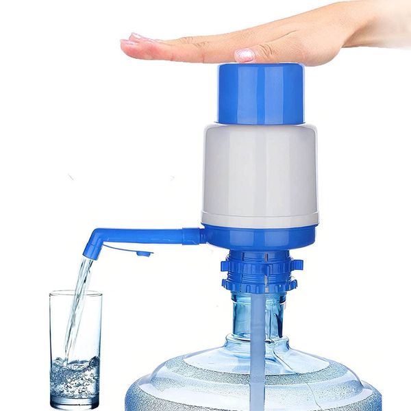 5 Gallo Water Dispenser Pump, Manual Hand Water Bottle Pump Water Cooler Dispenser for 2-6 Gallon Mineral Water Kettle, Portable Kettle Water Bottle Dispenser for Home, Office, School, Travel, Camping