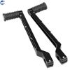 Black Extend Heel Toe Shift Lever Shifter Peg For Harley Electra Glide FLHT FLHX