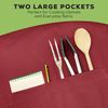 Bronta Mill Plain Unisex Chef Work DIY Apron with Twin Pockets - Wine