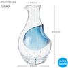 Sum glass cold sake carafe (Blue) 300ml (japan import)