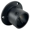 RopeServices UK 24mm Powder Coated Black Decking Rope Cup End, Deck Post End Fixing Post Fitting