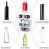 4 -Tier 12 Container Stackable Bottle Holder Wine Drink Storage Rack Stand Shelf