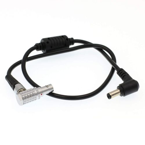 DRRI Angle DC to Right Angle 2 Pin Power Cable for Paralinx Tomahawk Teradek Bolt Transmitter Tilta Battery Plate