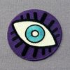 Evil Eye Embroidered Iron On Sew On Patch