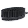 FREATECH Silicone Body Scrubber - Dual-Sided Bath Shower Body Cleansing Brush, Gently Exfoliate & Massage to Boost Circulation and Cellulite Treatment, More Hygienic & Long-Lasting Than Loofah, Black