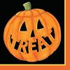 Creative Converting Pumpkin Smiles Halloween Beverage Napkins 18 Per Pack