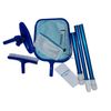 FibroPool Above-Ground Pool Maintenance Kit (Telescoping Pole, Leaf Rake, Vacuum and Brush)