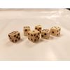 10 Genuine Bone Dice (Hand Carved)