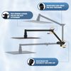 10 In Rain Square Shower Head with Handheld Spray Combo High Pressure Adjustable
