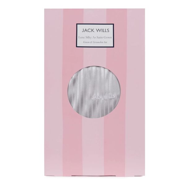 Jack Wills Luxe Silky As Satin Gown & Scrunchie Gift Set
