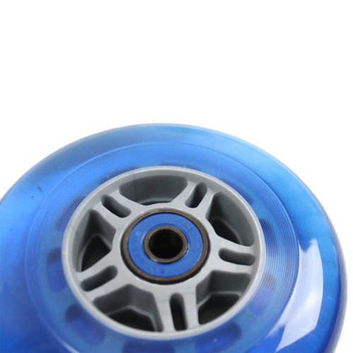 TGM Skateboards 4 Blue Wheels W/ABEC 7 Bearings for Razor Scooter 100mm