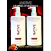2pk NATIVE Warm Cider & Cinnamon Care Moisturizing Shampoo 487ml Each Organic