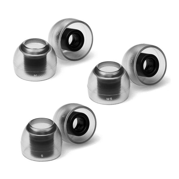 AZLA SednaEarfit Crystal Standard 3 Pairs (MS/M/ML) Replacement Earbuds Tips
