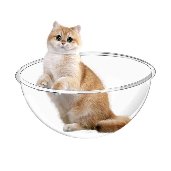 Acrylic Cat Hammock Replacement Dome Cover Cat House Acrylic Nest Pet Furniture