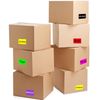 2" x 3" Black Rectangle Color Coding Labels - Square Color-Code Stickers Permanent Adhesive, Write-On Surface - 250 Labels/per Roll