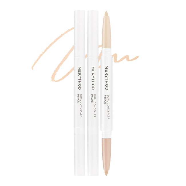 Merry Sood Dual Concealer Pencil, Light + Natural, 1ea