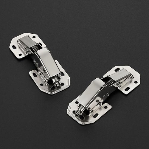 Ravinte 4 Pack Soft Close Hidden Hinges Surface Mount Kitchen Cabinet Hinges, No Pre-drilled Heavy Duty for Kitchen Cabinet Cupboard Door