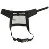 Trixie Muzzle with Mesh Insert Black, s-m
