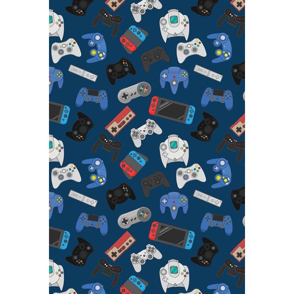 GAMER Fleece Blanket - Gaming Controller Design - Bed Throw Super Soft Blanket - 100% Polyester - 100 x 150cm