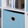 6-Cube Cubby Storage Organizer Counter Cabinet Top Bookcase Stackable Shelf