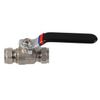 [UNBRANDED] 22MM BLACK HANDLE RED/BLUE RING CXC|FITTINGS HARDWARE PIPEWORK - 10055731